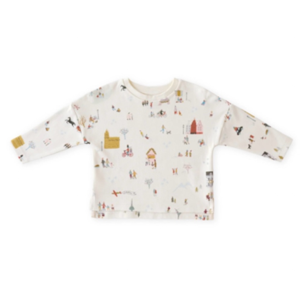 PEHR Dropped Shoulder Long Sleeve Top